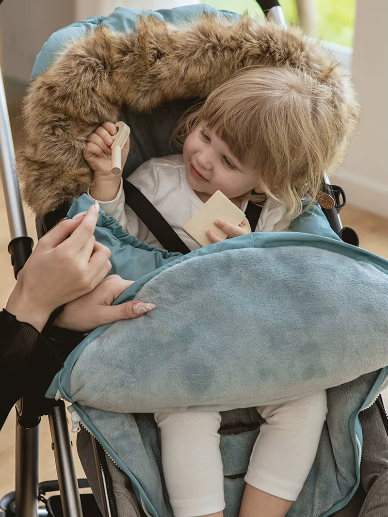 0-36 Months Baby Stroller Footmuff Removable Winter Warm Thicker Envelope for Discharge Universal Pram Baby Stroller Accessories